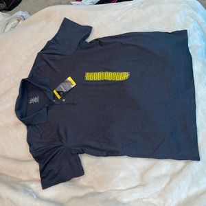 Dark grey Active Polo collard shirt